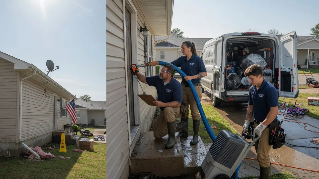 Ceiling Water Damage Restoration in Hutchinson, MN near me